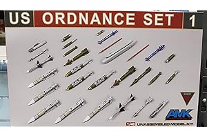 AMK Avantgarde Model Kits Us Ordnance Set 1 - Accessoire Maquette