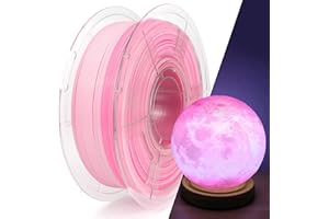 IEMAI Filamento PETG 1.75mm 1Kg, Impresora 3D Filamento PETG, Translúcido PETG Rosa&Blanco, Gradiente Arcoíris Filamento, PETG Filamento 1.75mm, Precisión Dimensional +/- 0.02mm