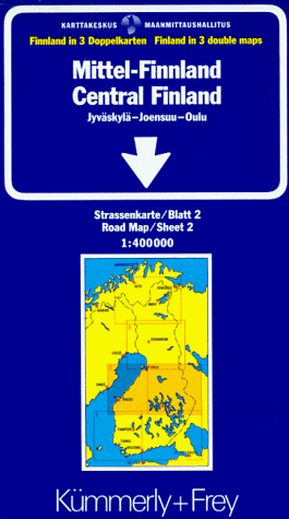 Finlande Centre. Feuille 2, 1/400 000