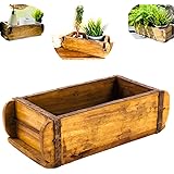 Ember Home Original Wooden Brick Mould, vintage storage box, decorative box, multi-purpose box for shelves, garden storage bo