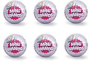 5-Surprise Mini Brands Collectible Capsule Ball by Zuru - 6 Ball Bundle