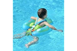 Swimbobo Baby Swim Float Kids Inflatable Swimming Ring with Safety Support Bottom Swimming Pool Accessories