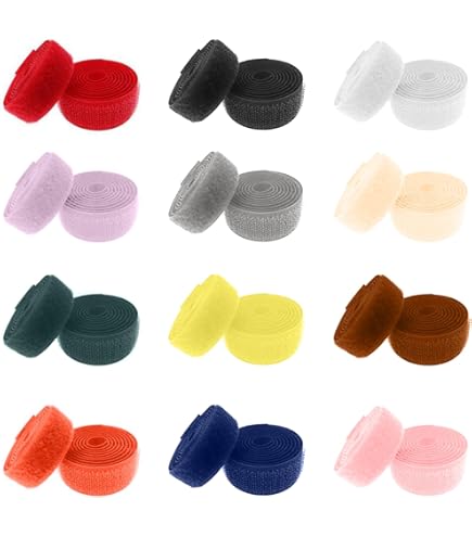 Punti In Velcro Autoadesivi, 10 Mm, 648 Pezzi, Rotondi, Chiusura In Velcro, 6 Colori, Autoadesivi, Per Artigianato, Carta (324 Paia