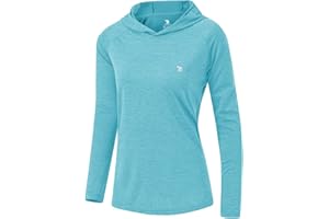 YSENTO Women's Long Sleeve Running Hoodie Gym Sports Yoga Tops Shirts UPF 50+ with Thumb Hole
