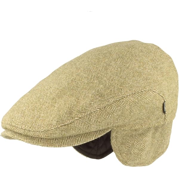 Casquette Plate Homme Hiver Avec Cache-Oreilles & Protection Nuque - Chaleur Doublure Épaisse, Style Classique Élégant Automne/Hiver