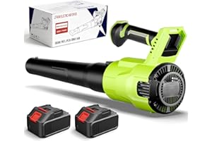 EEFOW Electric Leaf Blower Cordless Portable Dust Cleaner Handheld Blowers 8000mAh Batteries with Fast Charger, 3 Speed Mode, Lightweight Blower for Blowing Leaves, Patio Cleaning, Blowers for Lawn Care