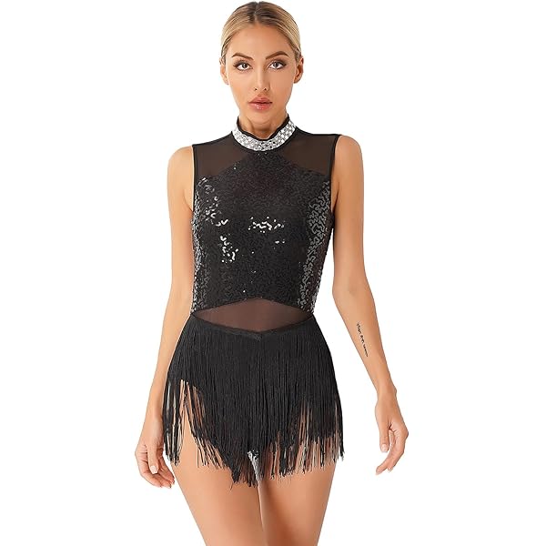 Vestito Danza Lirica Donna JEATHA 2 Pezzi - Crop Top E Gonna Irregolare Con Strass, Per Ballo Latino E Pattinaggio - Foto 2