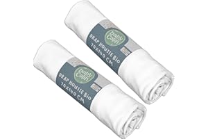 babyCalin Bio - Set de 2 Draps Housse 70 x 140 cm