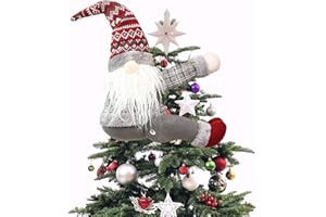 KEEPAA Fermatenda per tende Gnomo Fermatenda per camera da letto Cravatta divertente per tende Cravatte per tende fatte a mano Decorazione Ornamenti per alberi di Natale Articoli per feste (Rosso)