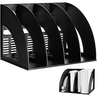 Organisateur De Documents 36 Compartiments Blanc - Séparateurs Amovibles, Support 80 Kg | Pour Bureau, Classe, A4, Magazines - 4