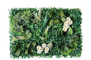 SZFANYANGXUAN 6Pcs Artificial Garden Screening Hedge Panels, 40x60cm Fake Ivy Fence Screening with Lifelike Leaves for Indoor/Outdoor Privacy, Garden Trellis, Wedding & Wall Decor