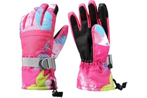 Odtmger Ski Gloves, Warmest Waterproof and Breathable Snow Gloves for Cold Weather, Fits Both Men & Women,for Parent Child Outdoor