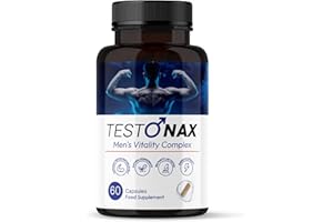 SUPPSKO NEEDS TESTONAX Men's Vitality Complex 60 Capsules Natural Ingredients Vegan Friendly Formula