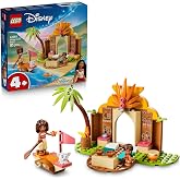 LEGO Disney Moana K&ouml;y Evi ve Tekne 43282 | 4 Yaş ve &Uuml;zeri &Ccedil;ocuklar i&ccedil;in Oyuncak K&ouml;y Evi ve 3 Karakter İ&ccedil;eren Oyuncak Yapım Se