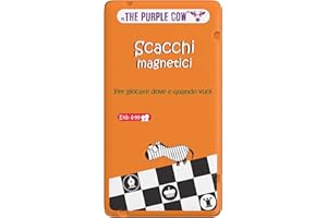 THE PURPLE COW Purple Cow- Scacchi magnetici Gioco, Colore Bianco, 7290016026856