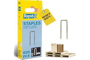 Rapid Dubbelspik Nr. 606, Benlängd 23 mm, Galvaniserat stål, 600-pack