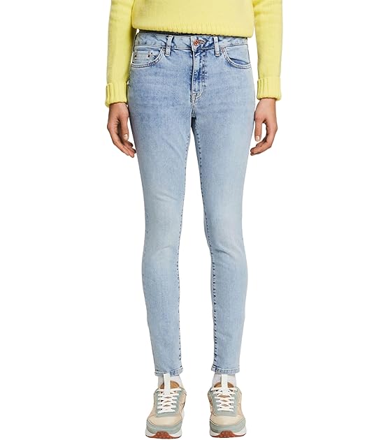Skinny Jeans mit mittlerer Bundhöhe