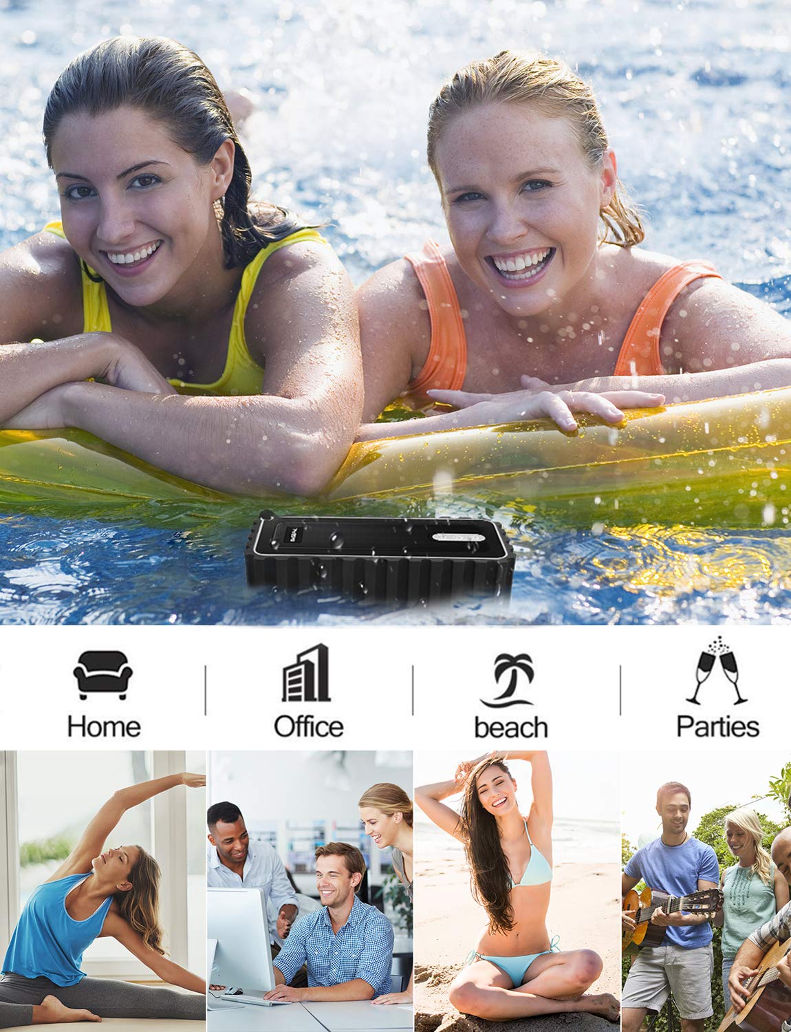 BassPal-Enceinte-Bluetooth-tanche-IPX7-Enceinte-Portable-10W-Son-Stro-Basse-Riche-12-Heures-dautonomie-en-Lecture-Micro-Intgr-et-Haut-Parleur-sans-Fil-Extrieur-pour-Piscine-Douche-Radio