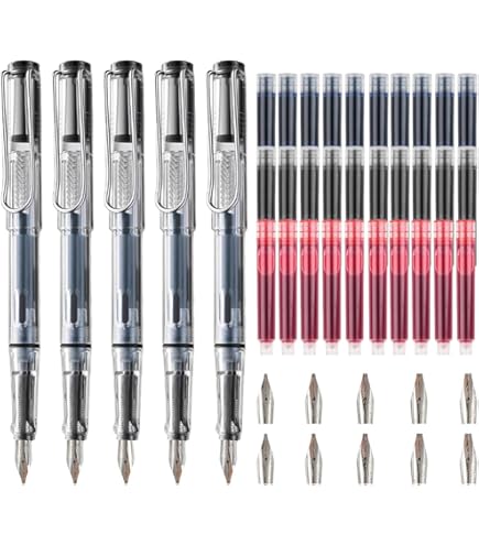 6 Penne Per Calligrafia Morandi Con Punta A Pennello - Per Principianti E Appassionati, Set Per Scrittura Artistica - Foto 6