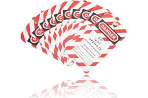 GAEIRT Étiquette de consignation 10 pièces, avertissement de sécurité Danger de ne pas utiliser l'étiquette de danger pour l'énergie électrique chimique industrielle, pétrole