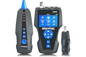 NOYAFA Netzwerkkabel-Tester, AT278 TDR Multifunktionaler LCD-Tracker für RJ45, RJ11, BNC, Metallkabel, PING/POE NF-8601S
