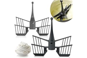 LEBOKJ Lot de 2 Fouet pour Vorwerk Thermomix TM5 TM31 TM6 Accessoire Thermomix, remplacement du fouet papillon de haute qualité pièces de rechange pour robot de cuisine Vorwerk Thermomix