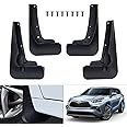 Autorder Compatible with Mud Flaps Toyota Highlander 2022 2021 2020 Mudguard Splash Guards Front and Rear Mud Guard Set of 4