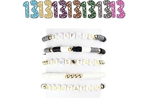 ARZASGO Singer TS Bracelet Set Colourful Beaded Friendship Bracelets for Women Girls Outfits Jewelry Set for Fans Gifts