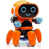 Cable World® Colorful Lights and Music | All Direction Movement | Dancing Robot Toys for Boys and Girls | Multi Color | Multi