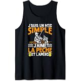 Débardeur Humour "Pêcheur Français" - Cadeau Pour Pêcheur, Léger, Coupe Classique - Homme - 2