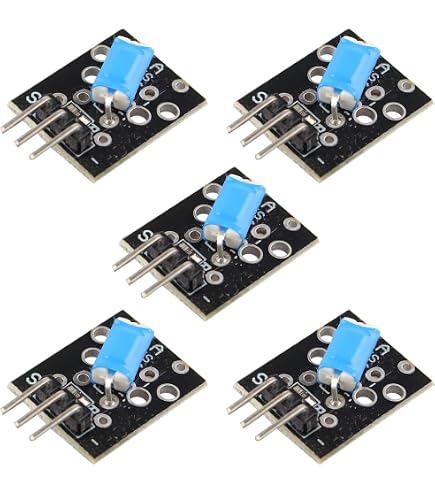 Lot De 5 Capteurs D'inclinaison SW-520D Dorés - Interrupteur à Boule - Pour Projets électroniques DIY