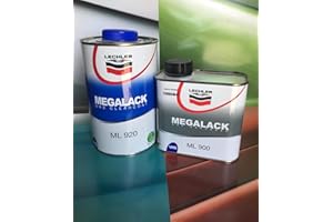 LECHLER Trasparente 1 LT MEGALACK ML 920 + CATALIZZATORE Std da 0,5 LT ML 900