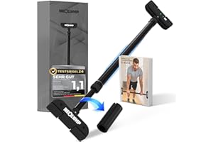 ‎NEOLYMP NEOLYMP Klimmzugstange Türrahmen ohne Schrauben – Pull Up Bar bis 200 kg – Verstellbare Reckstange Indoor 73–92 cm – Sicherer Halt – Gepolsterte Griffe & Anti-Rutsch-System