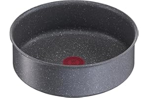 Tefal Ingenio Sauteuse 24 cm, Induction, Revêtement antiadhésif, Empilable, Compatible lave-vaisselle, Fabriqué en France, Natural Force L3963502