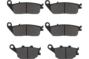 SOLLON Pastillas de freno delanteras y traseras para KAWASAKI Z750 (ZR750) 2007-2011 Z750 ABS (ZR 750) 2007-2011 Z 650 ER650 2017-2020 KLE650 650 2016-2021