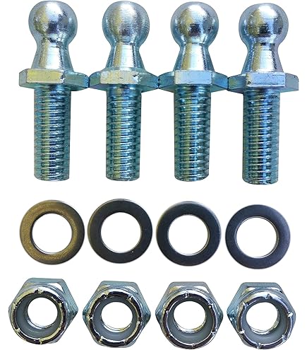 2 Pièces Boulon à Rotule,Boulon à Goujon à Bille,Goupilles à