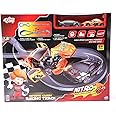 Nitro2Go Racing Set Crash – High-Speed Track with Over 16 Feet of Double-Wide Fun, Includes 2 Cars with Built-In Farad Capacitors, Quick Charging Base, Realistic Crash Effects, For Kids Aged 3+