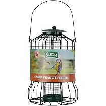 Mangeoire à Cacahuètes Anti-écureuils - Fil D'acier Pour Petits Oiseaux - Protection Colombes Et Pigeons