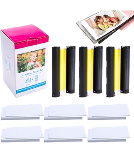 Canon XC-60L Genuine Ink + Paper Set, for SELPHY Square QX20-60