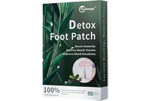 FRESHMAGIS 50PCS Cerotti Detox Piedi Elimina Tossine, Erbe Naturali, Cerotti Piedi Detox Per Dormire Meglio