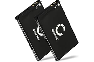 CELLONIC, Batterie Compatible avec Siemens Gigaset SL910, Gigaset SL910A, Gigaset SL910H (1050mAh, 3.7V) 2X Batterie de Remplacement V30145-K1310K-X447,V30145-K1310K-X447-0-HY,V30145-K1310-X447