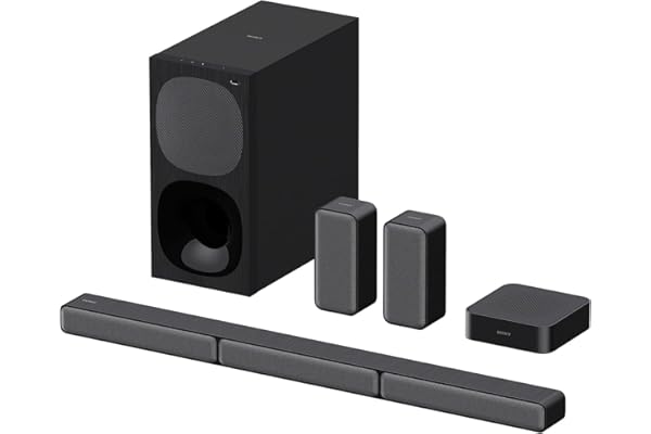 Sony HT-S40R - Barre de Son 5.1ch Home Cinéma avec Enceintes Satellites sans Fil, Noir