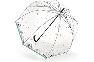 Fulton Regenschirm mit Vogelkäfig-Motiv, mit Hunde- und Knochenmotiv