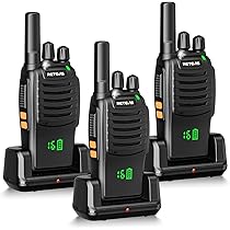 Retevis NR610 Funkgerät Professionell, AI-Rauschunterdrückung Walkie Talkie mit Headset, VOX