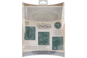 Sizzix 657945 Matrice Diffuseur pour Gaufrage Gris Jeu de 3 Pièces