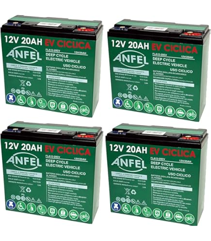 Kit 3 Batterie Al Piombo 12V 14Ah - Per Bici Elettriche, Monopattini E Trazione, 36V Totale - Foto 6