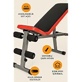 Clifton Ultra Dayanaıklı Ayarlanabilir Fonksiyonel Biceps Bench Ağırlık Sehpası Fitness Sehpa KARIŞIK Tek Ebat
