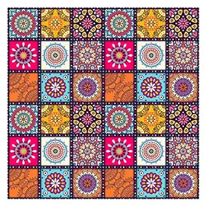 BP Design Solution Mandala Wallpaper Wall Sticker for Home Decor, Living Room, Bedroom, Hall, Kids Room , Play Room(Self Adhesive Vinyl,Water Proof) (16 x 112inch)