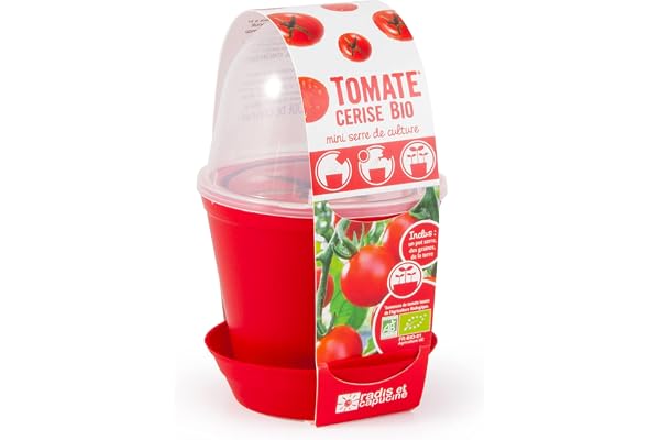 Radis et Capucine - Pot en cloche - Tomate cerise