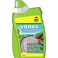 VOROX Terrassen und Wege, Grünvernichter, Flüssig-Konzentrat, 500 ml